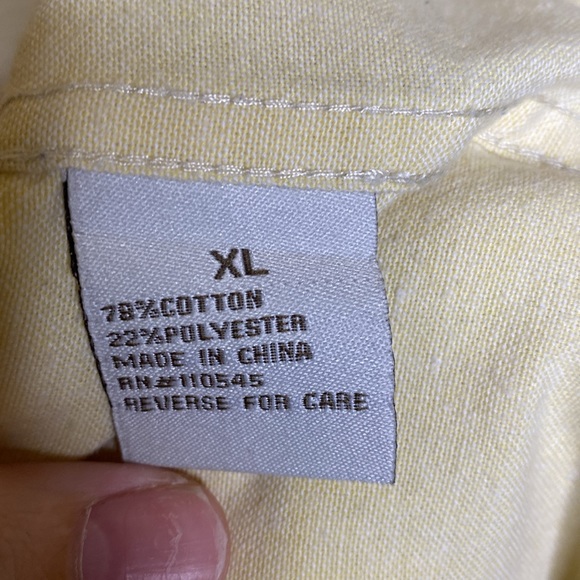 Yellow CB Button Down - Picture 2 of 2